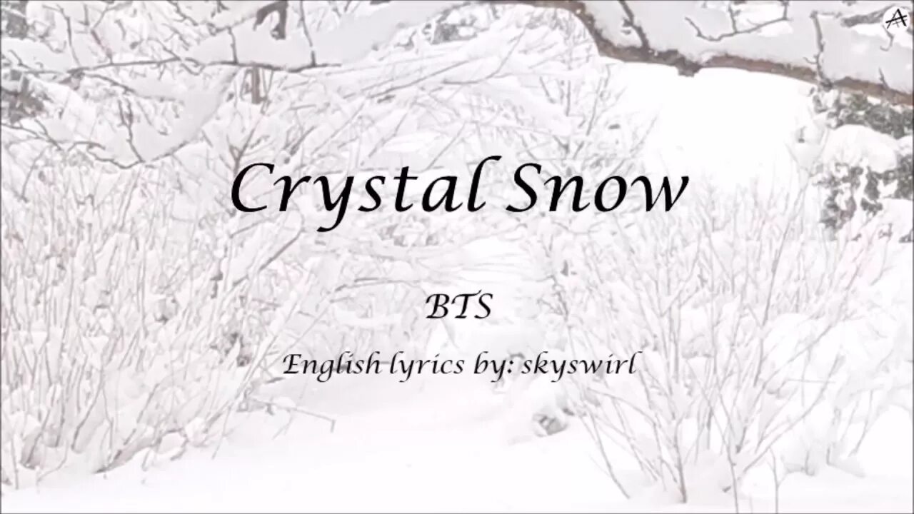 Круг снег караоке. Crystal snow bts обложка. снег на английском. snowing транскрипция. первый снег на английском.