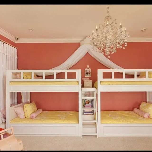 Интерьер комнаты для 3 девочек Pin on Kids Bedrooms
