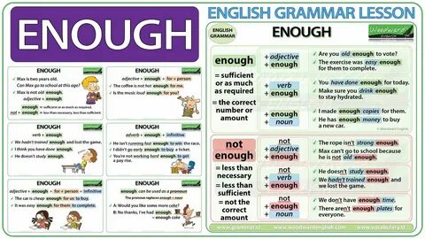 Too enough infinitive