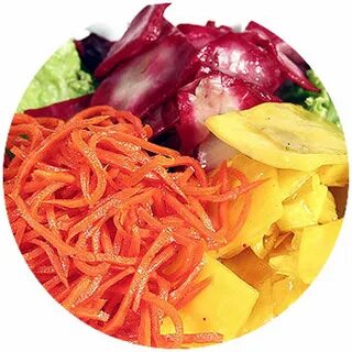 Красный салат корейский