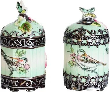 Fitz & Floyd Blue Bird Salt & Pepper Shakers New