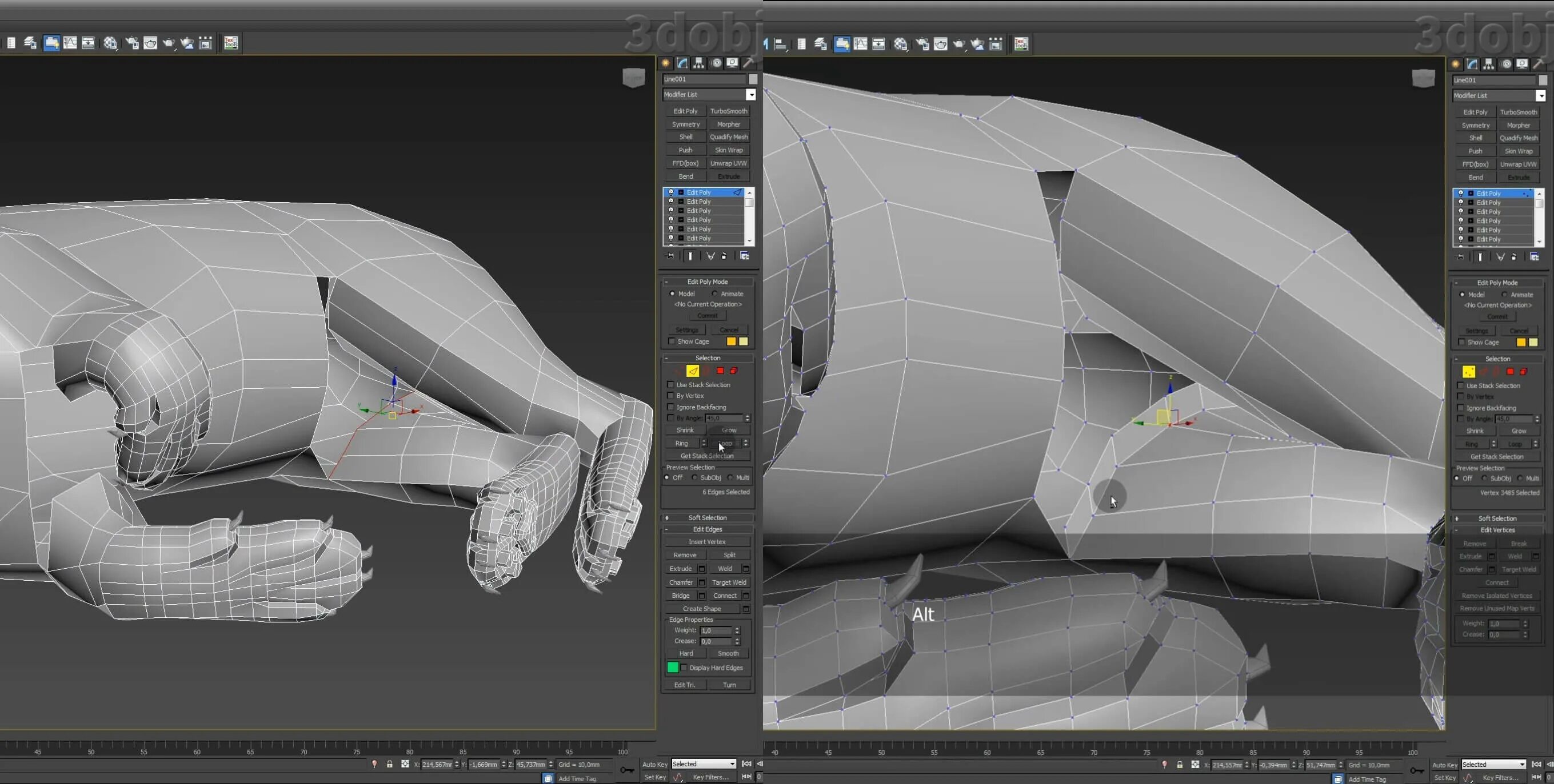 3ds Max Editable Poly. Editable Poly в 3d Max. Модификатор Edit Poly в 3ds Max. Midle-Poli обекты для моделирования. Edit max