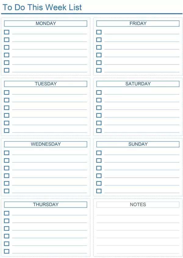 4 to do lists