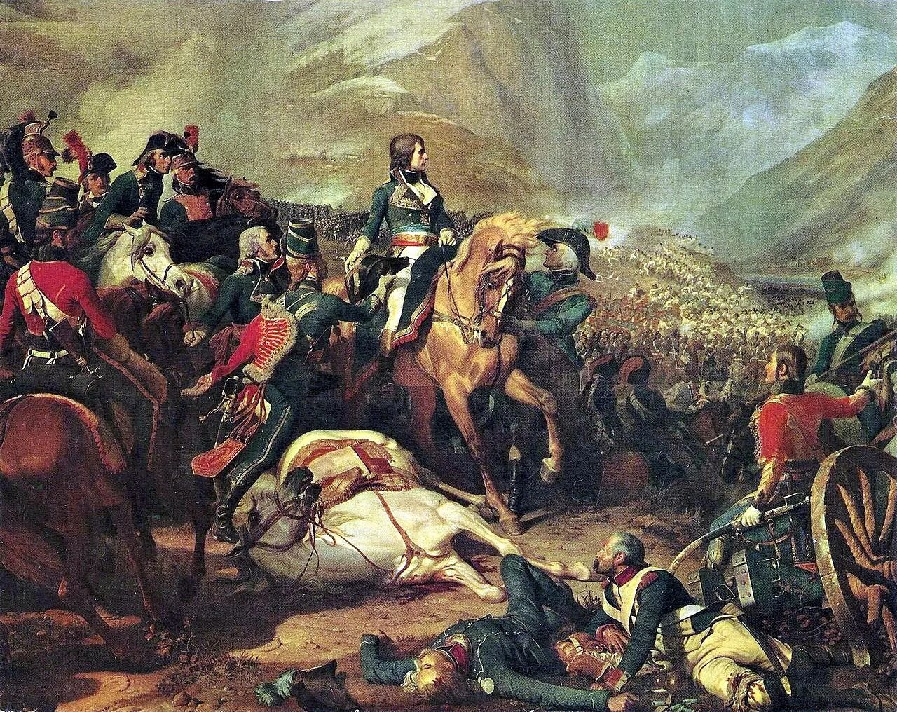 Первый итальянский поход. Наполеон в битве при риволи. Битва при риволи 1797. Наполеон Бонапарт в битве при риволи.