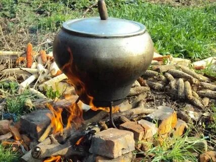 Казан чугунный готовка