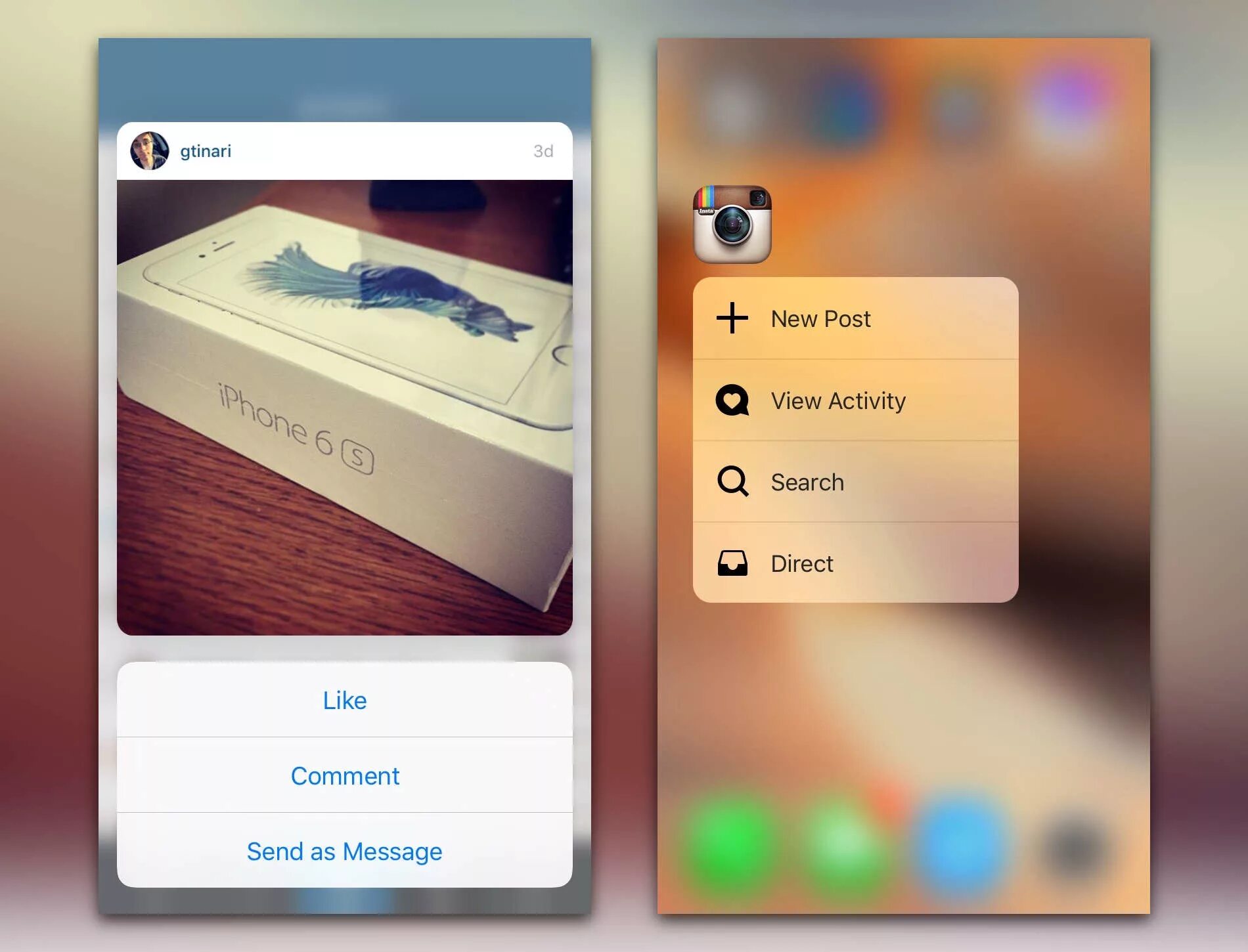 3d touch android. 3d touch на андроид. айфон инстаграм. инстаграм на айфоне 6. 3d touch на iphone приложение whatsapp.