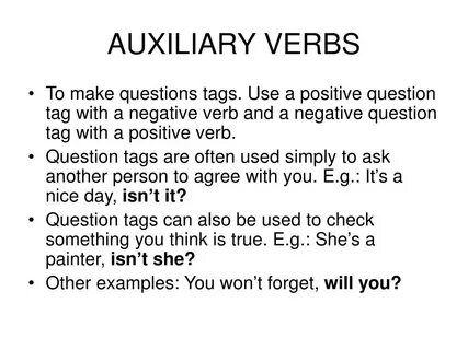 Auxiliary forms