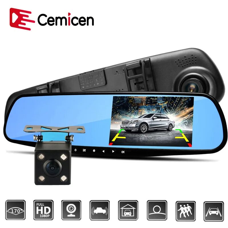 Видеорегистратор автомобильный с камерой заднего. Видеорегистратор cam dual camera dash dvr car 1080p. видеорегистратор dual lens blackbox dvr. зеркало с видеорегистратором car camcorder fhd 1080. blackbox dvr dual lens 1080p.