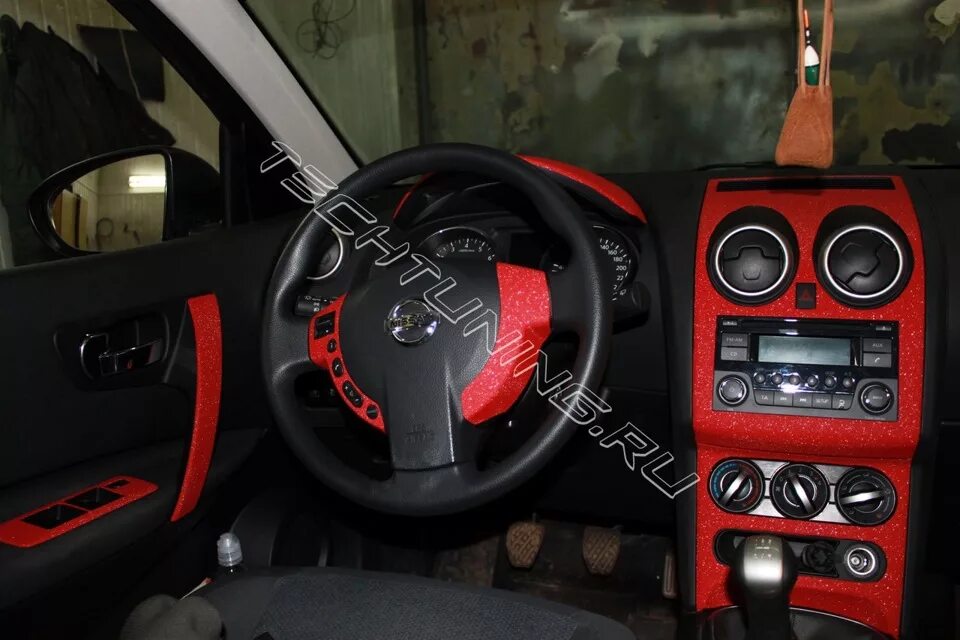Nissan Qashqai, 2013 г.в., перетяжка всех сидений и подголовников нового автомоб