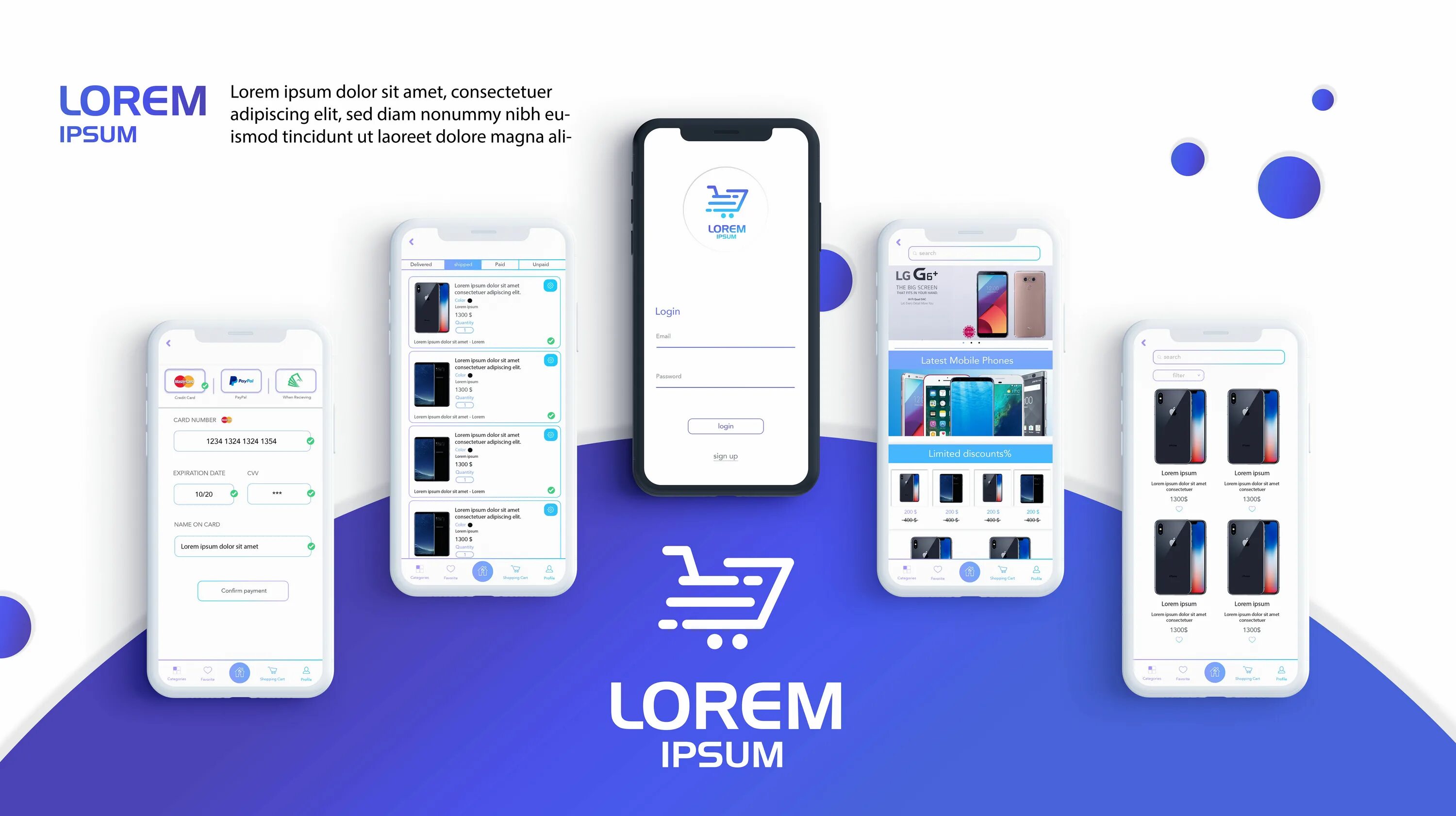Ui shop. Shop mobile ui. mobile shop ui design.