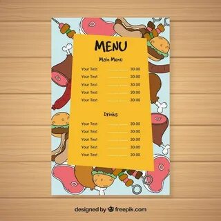 Your menu