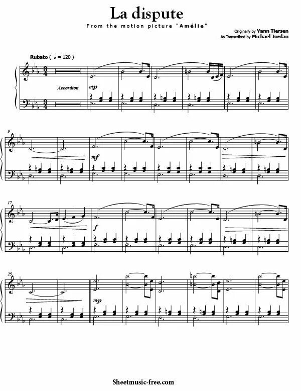 Apres midi ноты. Тьерсен амели ноты для фортепиано. амели ноты для фортепиано. амели ф-но ноты. dispute амели ноты.