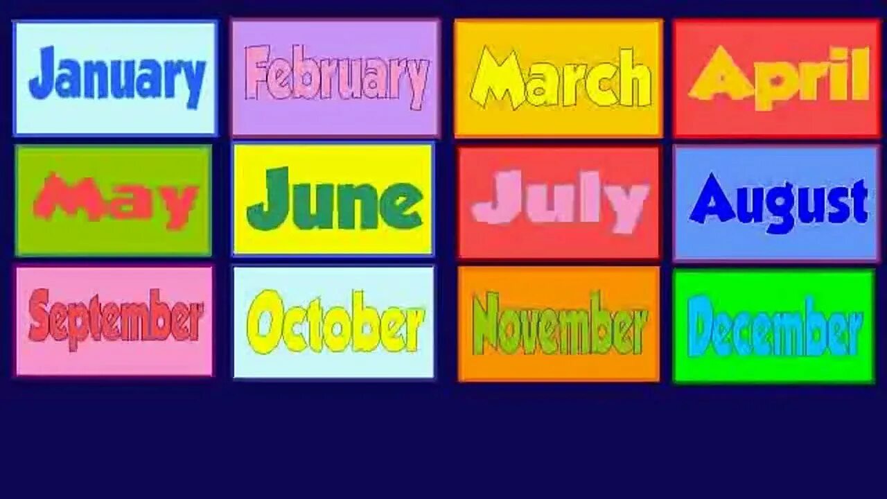 Months of the year. Months of the year for Kids. Месяца на английском. Months in English.