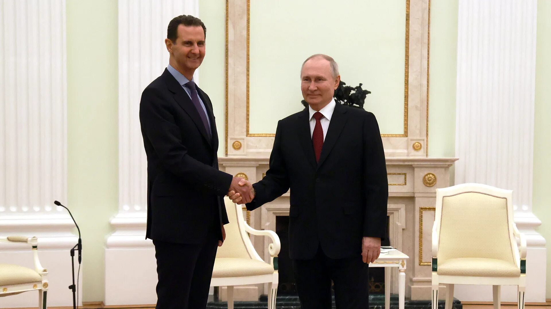 Интервью башара асада соловьеву 2024. Встреча Путина и Асада.