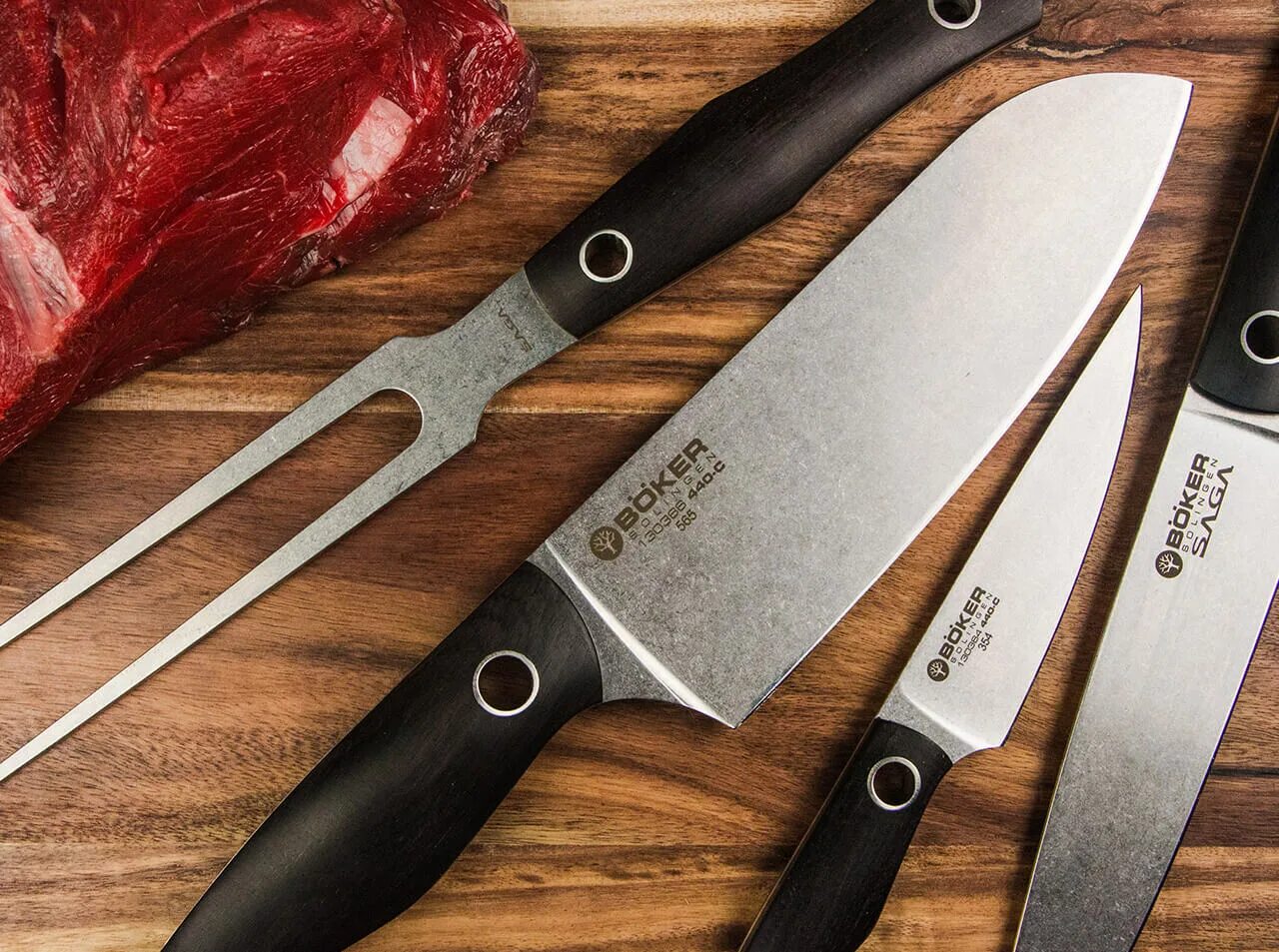 Boker Solingen 440c ножи. Кухонные ножи Boker Saga. Boker Solingen ножи. Немецкий кухонный нож 440c Wuesthof.