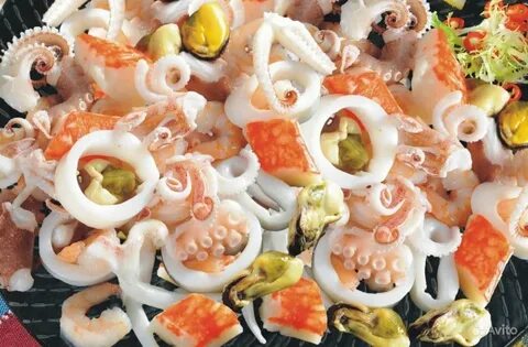 Замороженный коктейль из морепродуктов
