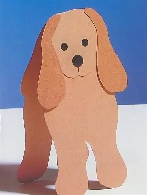Макет собаки из картона. Собачка из картона шаблон. Собачка из картона шаблон. Динамическая игрушка из картона. Аппликация собака.