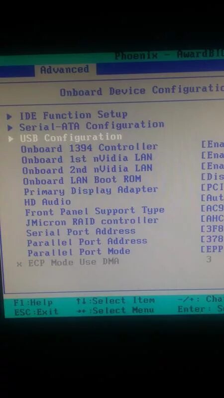Как usb через биос. Usb configuration в биосе. переключить в биосе видеокарту на юсби. как включить usb порты в биосе. x79g 1.51 биос usb.
