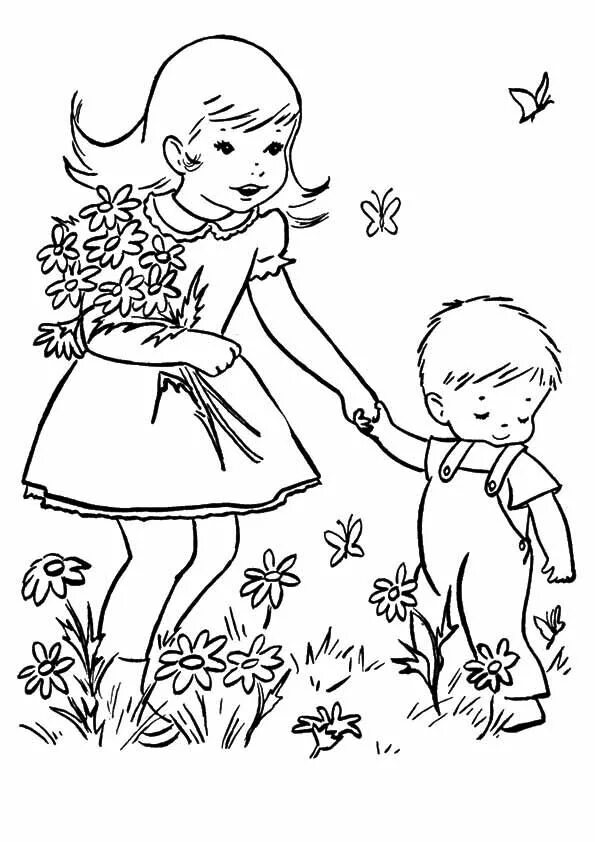 Раскраски день детей распечатать Kid Color Pages: Earth Day for Boys Earth day coloring pages, Toddler coloring b