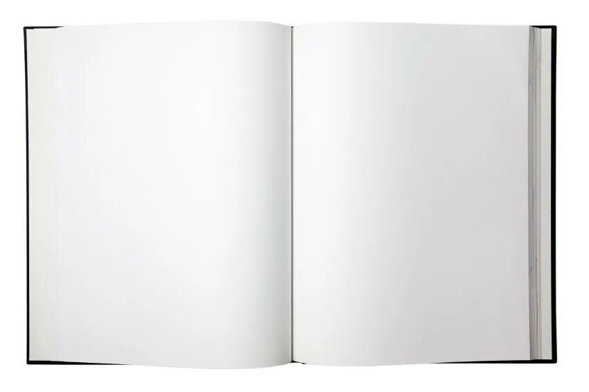 Пустой лист в книге
