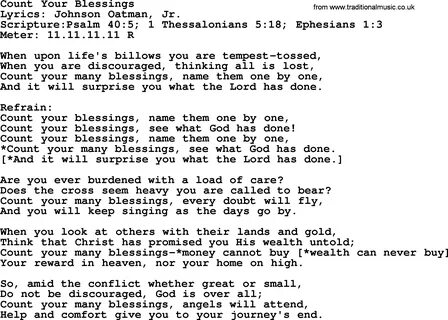 Lamboginny count your blessings lyrics