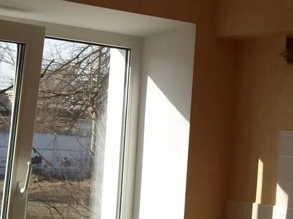 Откосы или штукатурка окон