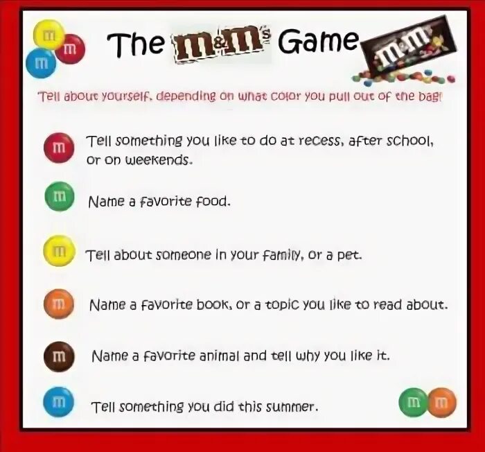 Gaming topic topic. M and m's game. Mms игра. M&MS activity. Warming up на уроке английского.