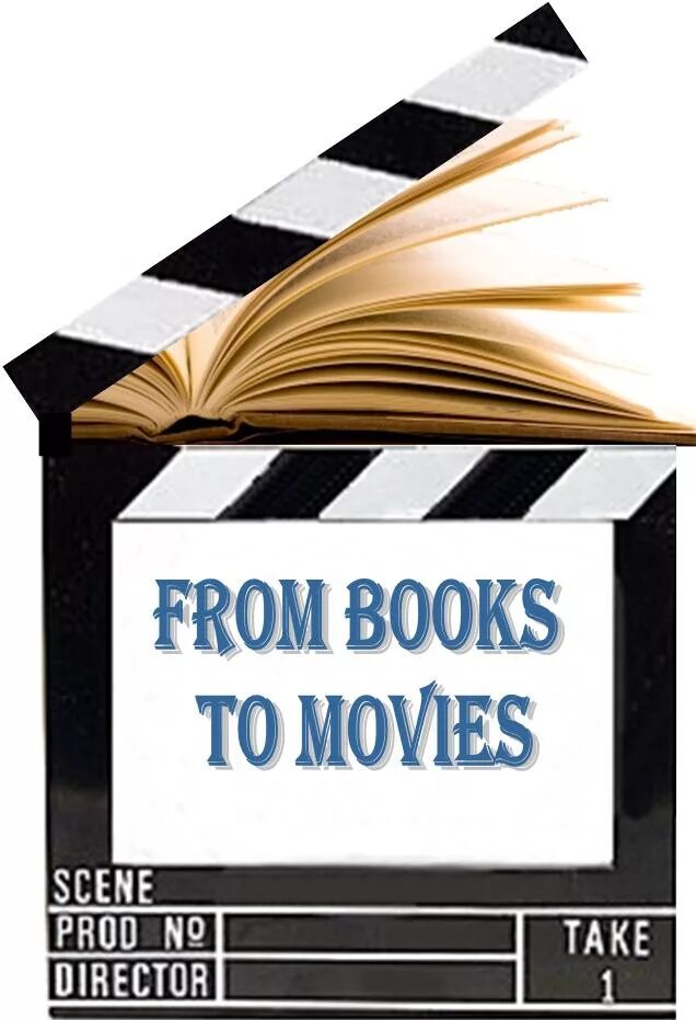 Книги о кинематографе. Экранизация книг. Books and films features. Буктрейлеры в библиотеке. Кинолента.