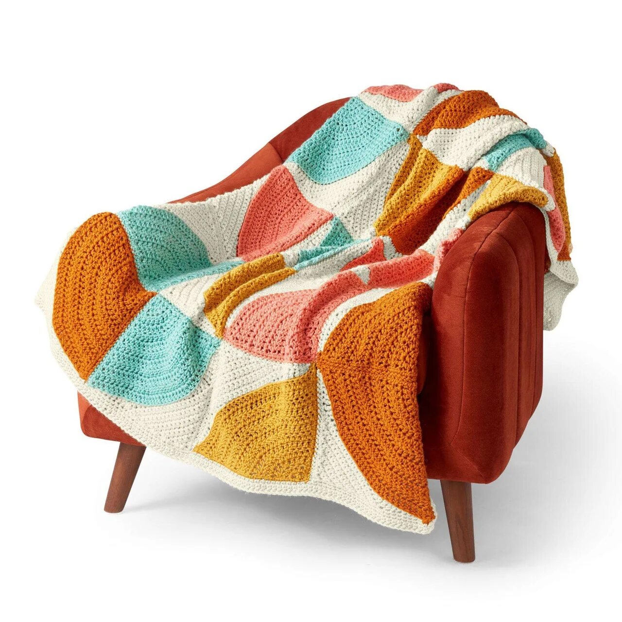 Яркий плед. Разноцветное покрывало. Лоскутный плед. Яркий плед. Пледы связанные крючком.