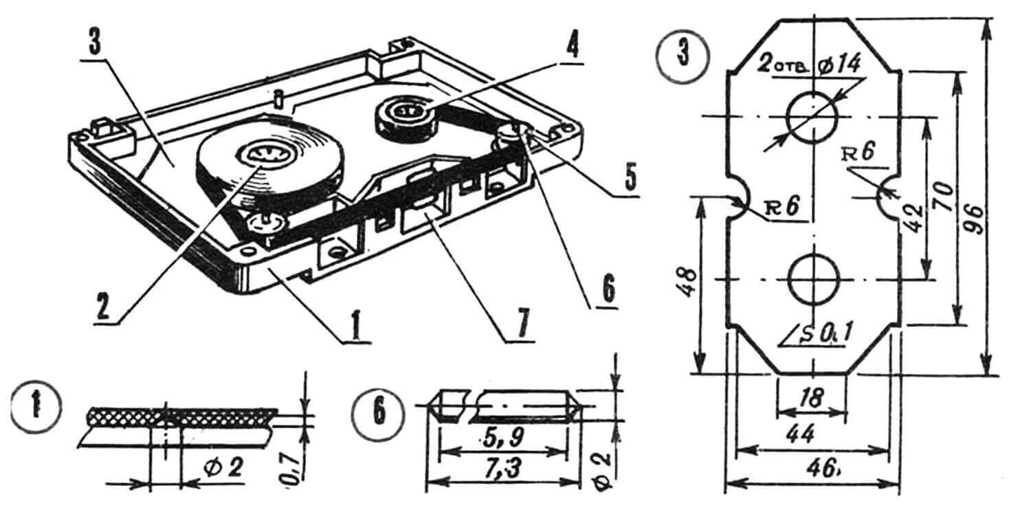 Как сделать кассету. Магнитофонная кассета МК 60-2. Строение кассетного магнитофона. Чертеж кассетного магнитофона. Моделист конструктор катушечный магнитофон.