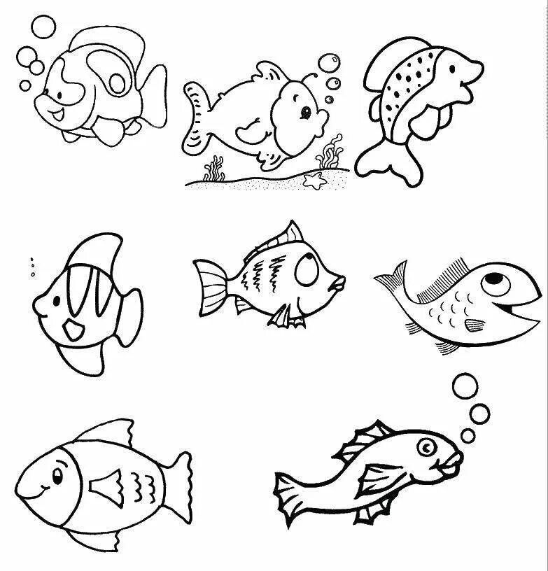Раскраска рыбы для детей 6 лет. Маленькие рыбки раскраска. Раскраска аквариум с рыбками для детей. Рыбка картинка для детей раскраска. Много рыбок раскраска для детей.