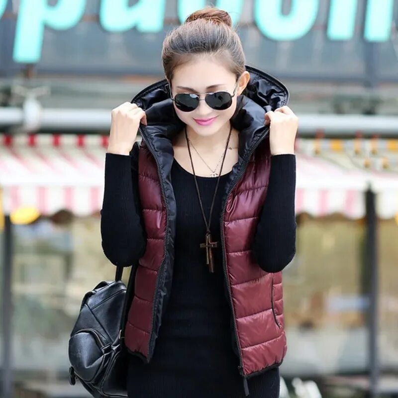 Одеваем жилет на куртку. Куртка безрукавка женская. Многослойность с пуховиком. Пуховик с жилетом сверху. Жилет uniqlo под пиджак.