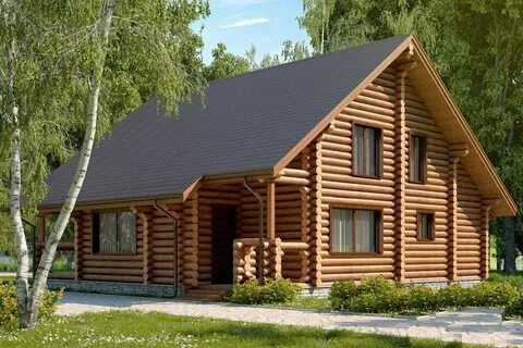 Бревенчатый дом под ключ проекты
