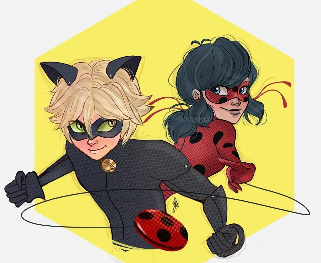 Lady bug and super cat