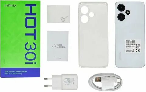 Infinix hot 30 4 128 белый