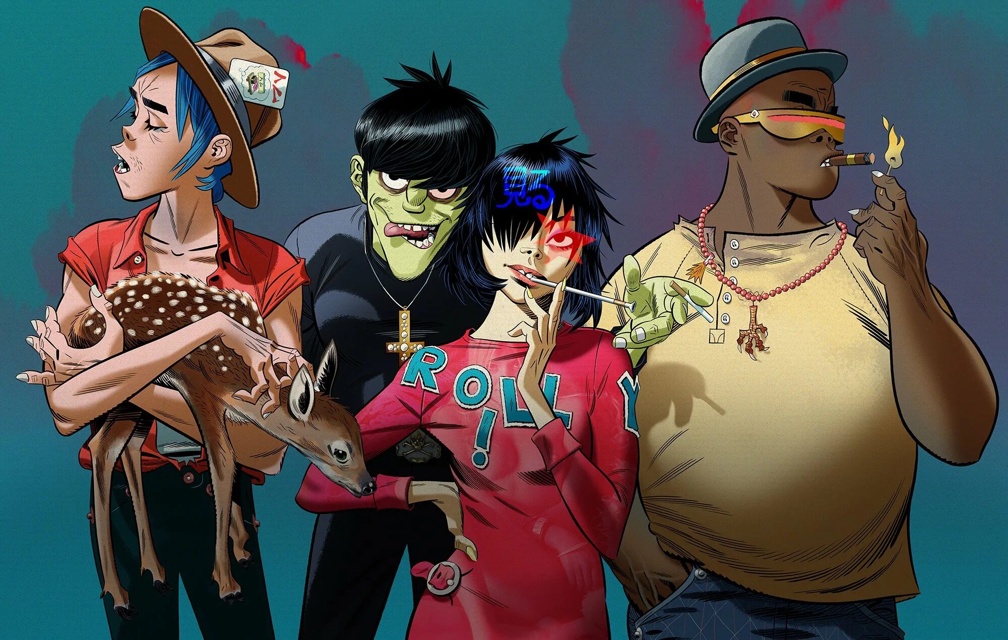Группа gorillaz noodle. Гарилас. Gorillaz солист. Gorillaz мердок арт. Группа гориллаз 2д.