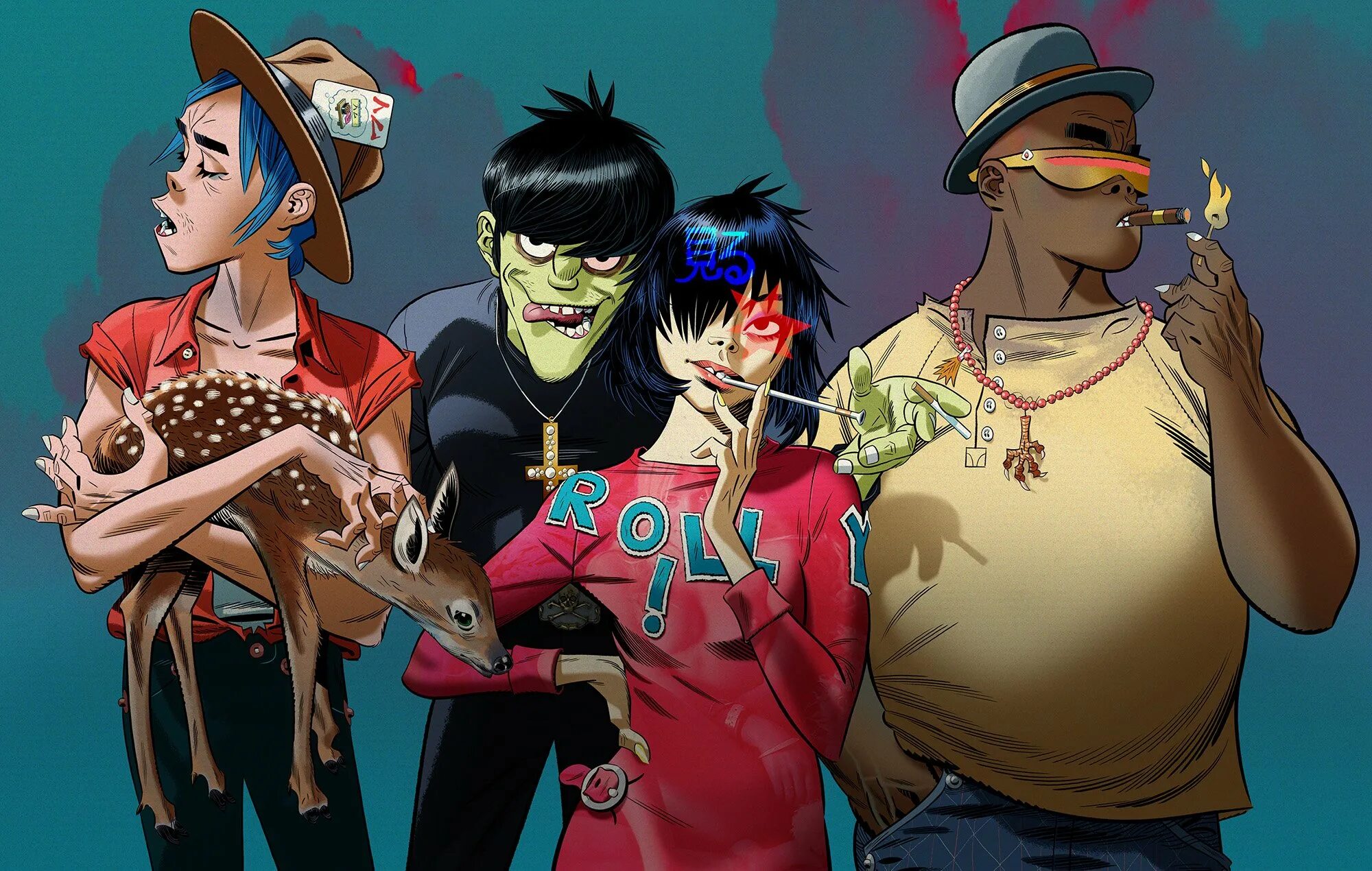 Гориллаз Нетфликс. Группа Gorillaz нудл. Гориллаз Cracker Island. Группа гориллаз 2д.