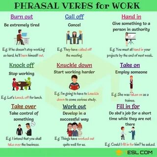 Phrasal verbs related