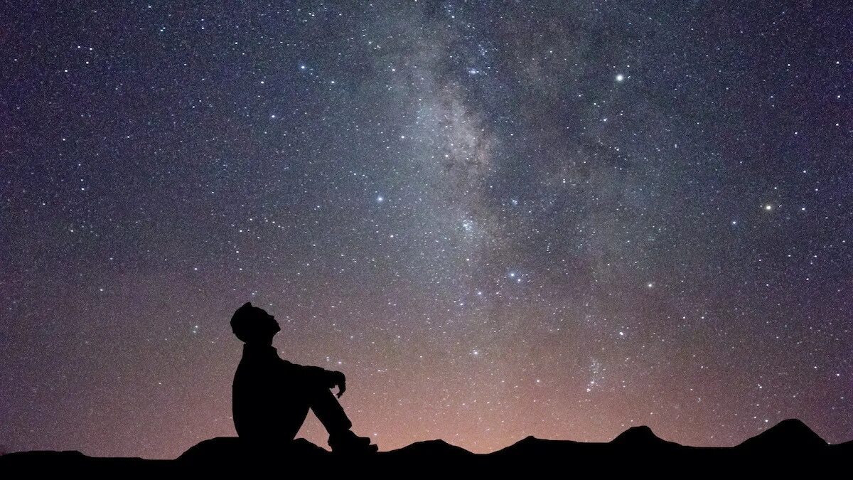 Star man in the sky