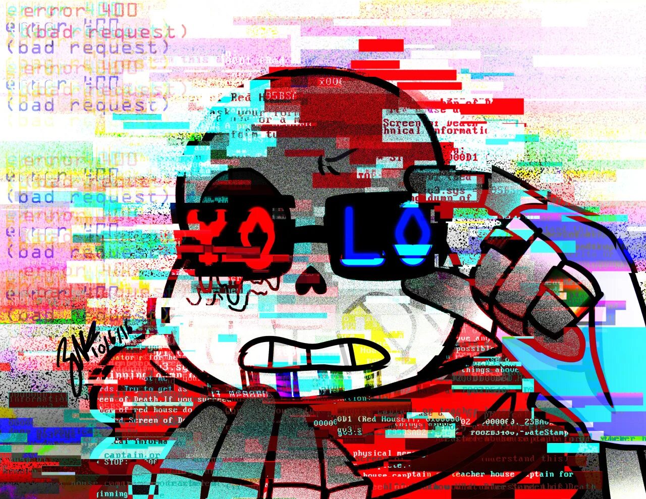 Error doing something. Фатал эррор. фатал ерор санс. error аватарка. фатальная ошибка санс.