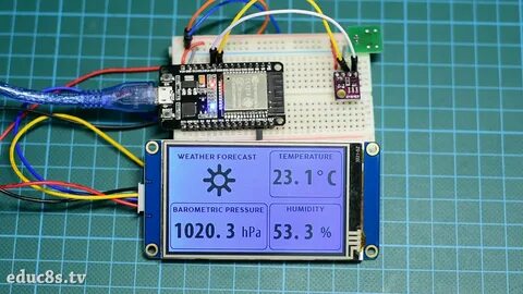 Метеостанция на esp32