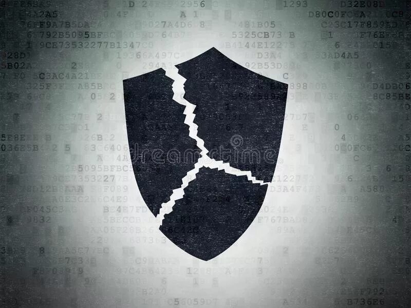 Broken shield