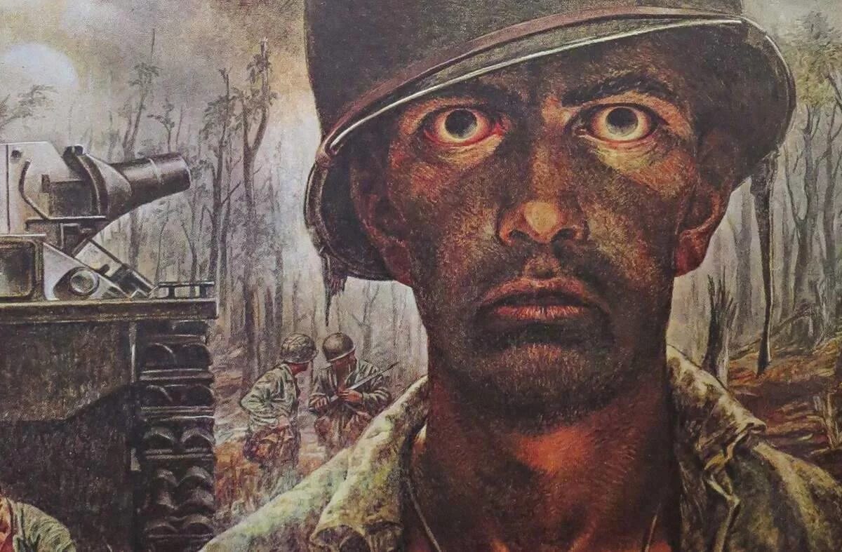 Молодой солдат. Лицо солдата. Лицо солдата утомленное. Лицо солдата утомленное. Взгляд на 2000 ярдов.