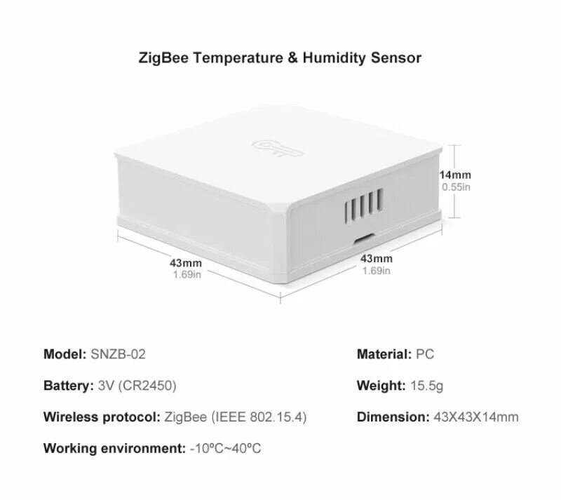 Zigbee temperature humidity sensor. Sonoff snzb-02. датчик температуры  влажности sonoff snzb-02. sonoff snzb-02 zigbee. snzb-02 ewelink.