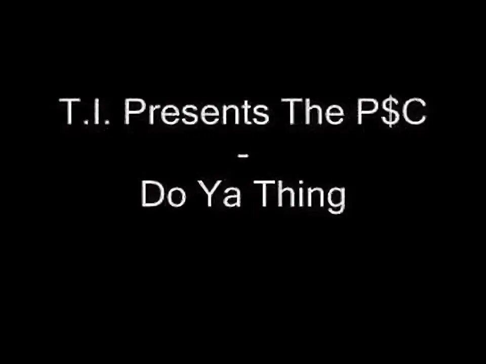 T i presents p c. T i presents p c