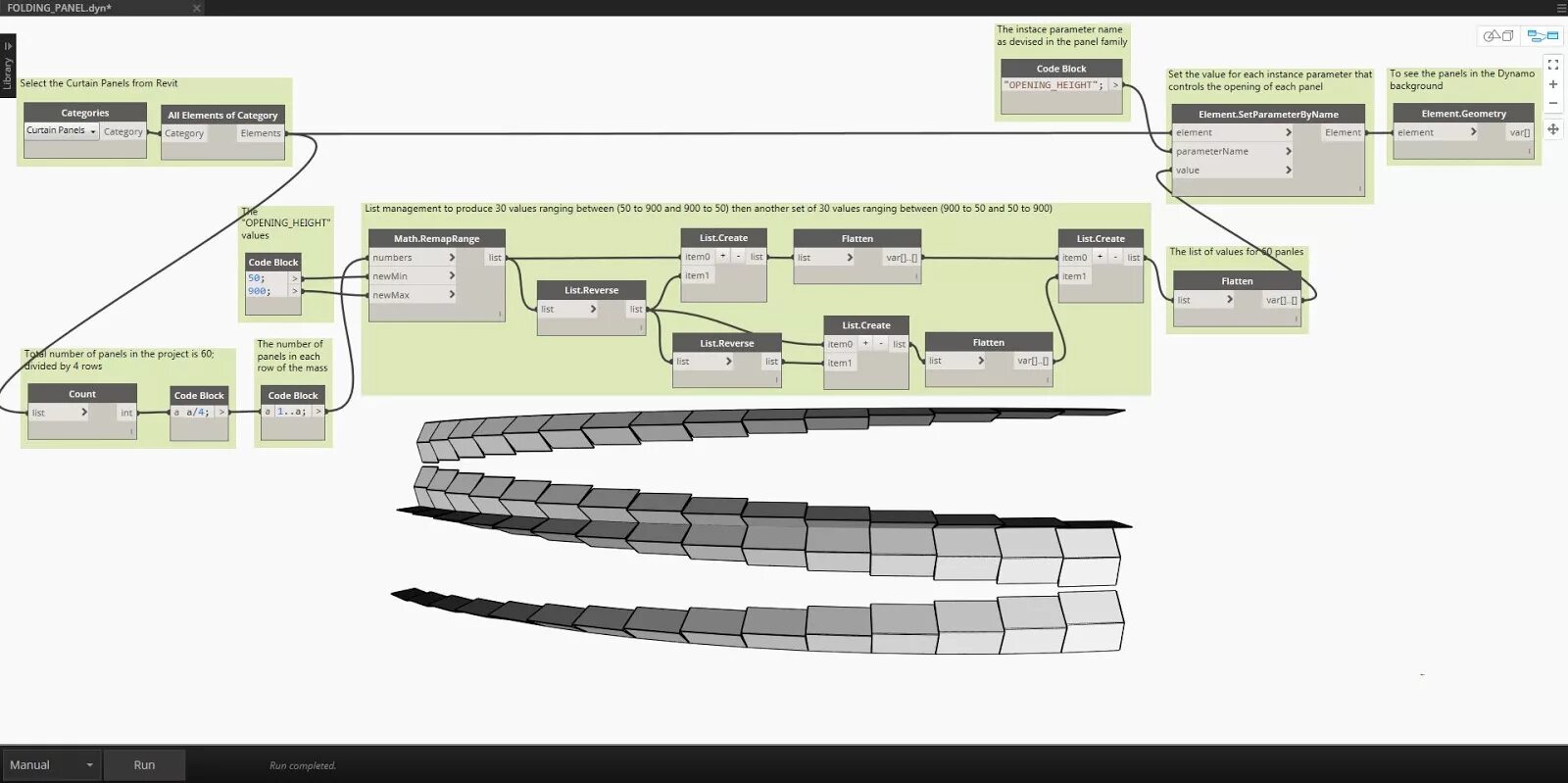 Node panel. Revit generative design. generative design for revit. parametric panels in revit. .офисное здание kiefer technic architecture showroom чертежи.