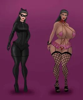 annon, catwoman, batman (series), tagme, ass expansion, before and after, b...
