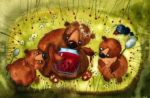 Медведь и малина