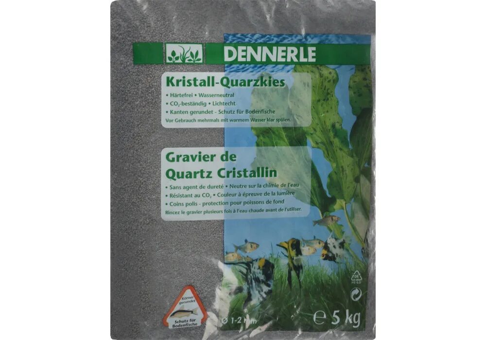 Обзор от покупателя на Грунт Dennerle Kristall-Quarz, гравий фракции 1-2 мм, цве