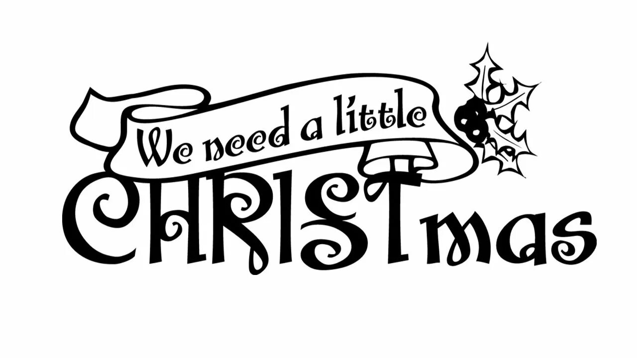 The spirit of christmas 1992. We need a little christmas. We need a little christmas. We need a little christmas. We need a little christmas.